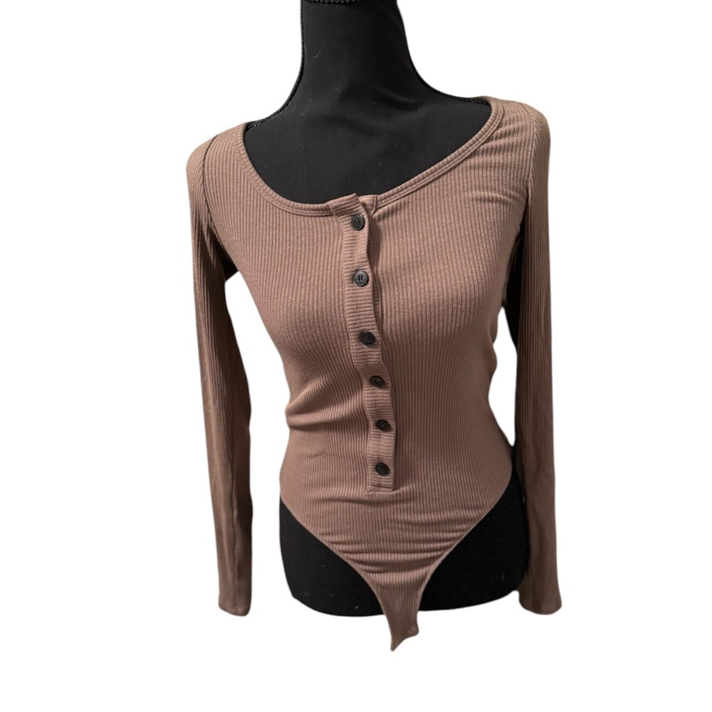NAADAM henley bodysuit size M